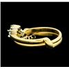 Image 3 : 0.70 ctw Diamond Ring - 14KT Yellow Gold