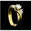 Image 4 : 0.70 ctw Diamond Ring - 14KT Yellow Gold