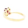 Image 3 : 0.40 ctw Ruby and Diamond Ring - 14KT Yellow Gold