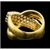 Image 3 : 0.86 ctw Diamond Ring - 18KT Yellow Gold