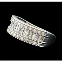 1.00 ctw Diamond Band - 14KT White Gold