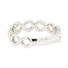 Image 3 : 0.10 ctw Diamond Infinity Ring - 14KT White Gold