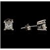 Image 2 : 0.97 ctw Diamond Earrings - 14KT White Gold