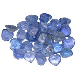 14.46 ctw Heart Mixed Tanzanite Parcel