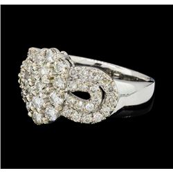 1.45 ctw Diamond Ring - 14KT White Gold