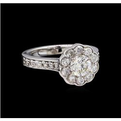 1.65 ctw Diamond Ring - 14KT White Gold