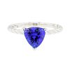 Image 2 : 1.85 ctw Tanzanite Ring - 14KT White Gold