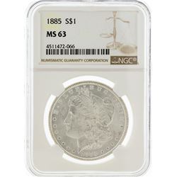 1885 NGC MS63 Morgan Silver Dollar