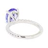 Image 3 : 2.63 ctw Tanzanite Ring - 14KT White Gold
