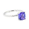 Image 1 : 2.24 ctw Tanzanite Ring - 14KT White Gold