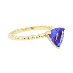 1.71 ctw Tanzanite Ring - 14KT Yellow Gold