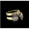 Image 3 : 18KT Yellow Gold 4.83 ctw Diamond Ring