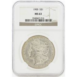 1900 MS63 NGC Morgan Silver Dollar