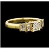 Image 1 : 1.08 ctw Diamond Ring - 14KT Yellow Gold