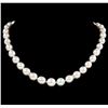 Image 1 : Pearl and Diamond Necklace