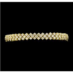 10.00 ctw Diamond Bracelet - 18KT Yellow Gold