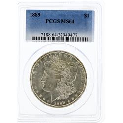 1889 PCGS MS64 Morgan Silver Dollar