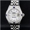 Image 1 : Rolex Stainless Steel MOP Diamond and Sapphire DateJust Ladies Watch