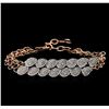 Image 1 : 1.84 ctw Diamond Bracelet - 14KT Two-Tone Gold