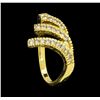 Image 5 : 0.35 ctw Diamond Ring - 14KT Yellow Gold