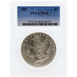 1887 PCGS MS63 Morgan Silver Dollar