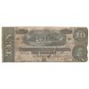 Image 1 : 1864 $10 The Confederate States of America Note T-68 CC