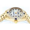 Image 2 : Rolex 18KT Gold President Diamond and Sapphire Ladies Watch