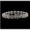 Image 2 : 7.33 ctw Diamond Bracelet - 14KT White Gold