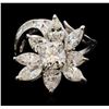 Image 2 : 4.68 ctw Diamond Ring - Platinum