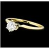 Image 1 : 0.25 ctw Diamond Solitaire Ring - 14KT Yellow Gold