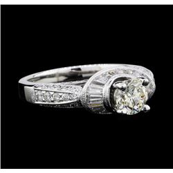 1.83 ctw Diamond Ring - 18KT White Gold