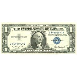 $1 XF/AV Silver Certificate Currency