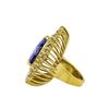 Image 3 : 17.94 ctw Tanzanite and Diamond Ring - 14KT Yellow Gold