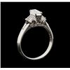 Image 4 : 0.50 ctw Diamond Ring - Platinum