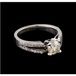 1.34 ctw Diamond Ring - 14KT White Gold