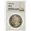 Image 1 : 1879-S NGC MS64 Morgan Silver Dollar