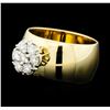 Image 1 : 0.50 ctw Diamond Cluster Ring - 14KT Yellow Gold