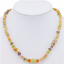 Natural Jade Pendant & Gemstone beads 150 cts Necklace