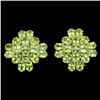 Image 1 : Natural Peridot 46 carats Earrings