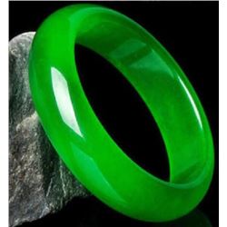 Chinese Green Jade Bangle