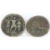 Image 3 : Lot of (4) Roman Empire Coins includes 98-117 Trajan, 180-192 Commodus, 193-211 Septimius Severus 