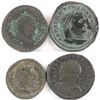 Image 1 : Lot of (4) Roman Empire Coins includes 284-305 Diocletian, 306-307 Constantius I, 311-337 Constantin