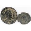 Image 4 : Lot of (4) Roman Empire Coins includes Diocletian, (2) Constantius II  Valentinian II.