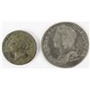 Image 1 : Lot of (10) Great Britain Coins includes 1732 Two Pence - George II, 1773 Half Penny - George III, 1