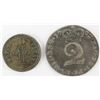 Image 2 : Lot of (10) Great Britain Coins includes 1732 Two Pence - George II, 1773 Half Penny - George III, 1