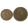 Image 3 : Lot of (10) Great Britain Coins includes 1732 Two Pence - George II, 1773 Half Penny - George III, 1