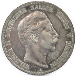 1904-A German States - Prussia 5 Mark.