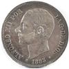 Image 1 : 1883-MS-M Spain 5 Pesetas.