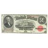Image 1 : Consecutive: Lot of (2) 1917 $2 Legal Tender Notes FR# 60 - consecutive serial #'s D96868975A  D96