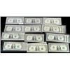 Image 1 : Lot of (30) $1 Silver Certificates, FRN's, Radar Notes, Certified, Consecutives, Star Notes  more.